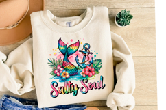 Salty Soul Svg | Svg Files for Cricut | Shirt Svg Product Image 2