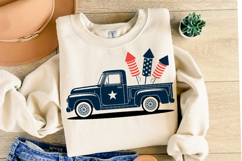 USA Truck Svg Design | Svg Cut Files | Shirt Svg Product Image 2
