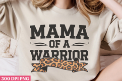 mama of a warrior PNG, Syndrome Sublimation PNG Product Image 2