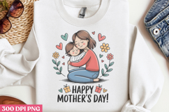 Floral Mama Mom Sublimation PNG Product Image 2