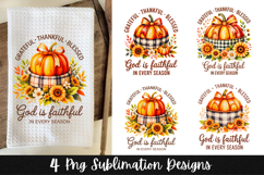 4 Retro Christian Fall Inspirational PNG PNG Sublimation Product Image 1