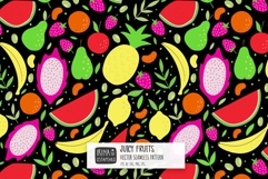 Tropical Fruit Seamless Pattern Product Image 1