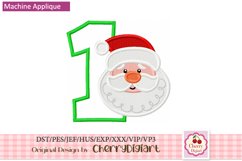 Christmas santa emb Numbers machine embroidery bundle 2195B Product Image 2