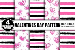 Valentines Day Digital Paper Pattern PNG Product Image 1