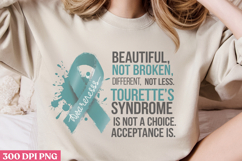Beautiful Not Broken PNG, Syndrome Sublimation PNG Product Image 2