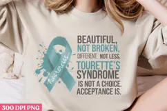 Beautiful Not Broken PNG, Syndrome Sublimation PNG Product Image 2