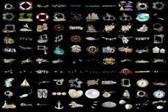 800 SEA FLORA TRANSPARENT PNG FILES, PHOTOSHOP OVERLAYS Product Image 9