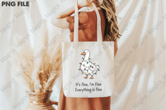 Christmas Lights Goose PNG Product Image 3