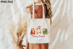 Meowy Christmas PNG, Christmas Cat PNG Product Image 3