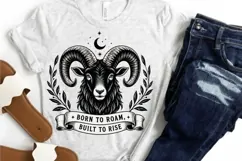 Born To Roam Built To Rise PNG Sublimation Design - Vintage Product Image 5