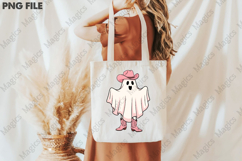 Cute Halloween Cowboy Ghost Png Product Image 3