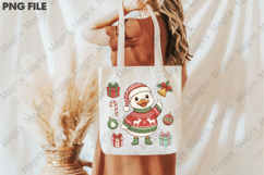 Cozy Winter Christmas Goose Png, Funny Product Image 3