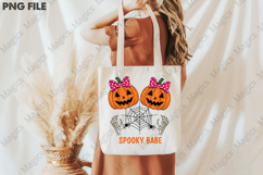 Spooky Babe Png, Skeleton Halloween PNG Product Image 3