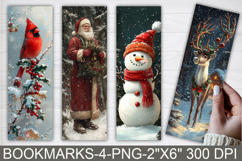 Christmas Sublimation Bookmarks Bundle | Bookmarks Printable Product Image 3