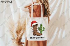 Western Merry Christmas Sublimation PNG Product Image 3