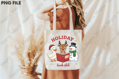 Funny Christmas Goose Book Club Png Product Image 3