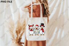 Trio Goose Christmas Spirits Design Png Product Image 3