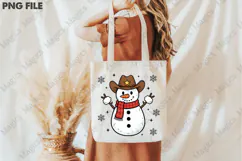 Howdy Christmas Png,Snowman Clipart PNG Product Image 3
