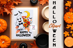 Halloween Ghosts Wildflower Art Product Image 3