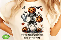 It's the Most Wonderful Time of The Year PNG, Halloween PNG Product Image 1