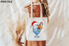 Melting Snowman Drink PNG, Christmas PNG Product Image 3