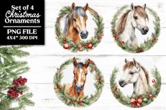 Baby Farm Animals PNG Christmas Ornaments or Coasters Product Image 8