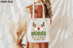 Christmas Nurse Life PNG Product Image 3