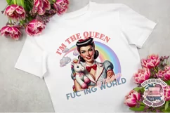 Sassy Girl Sublimation Design Sarcastic Quote PNG Retro Product Image 3