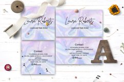 Business Card Template,Holographic Product Image 4