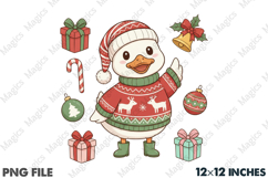 Christmas Design Bundle, Funny Christmas Sublimation PNG Product Image 4