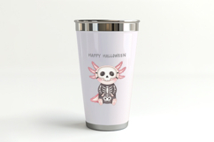 Halloween Axolotl Skeleton Costume Spooky Cute PNG Uparupa Product Image 4