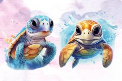 Baby Turtles Clipart sublimation Bundle Product Image 5