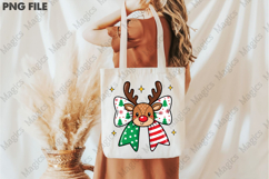Christmas Reindeer Coquette Bow Product Image 3