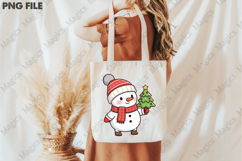 Cute Christmas Snowman Sublimation PNG Product Image 3