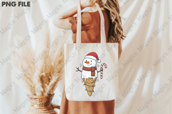 Funny Christmas Snowman Ice Png Design Product Image 3