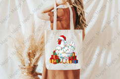 Funny Chicken Christmas Png, Cute Chicke Product Image 3