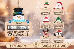 Money Holder Ornament Laser Cut Files Product Image 1