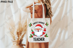 Vintage Christmas PNG Santa Teacher PNG Product Image 3