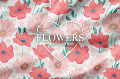 Seamless Flower Pattern for Fabric and Digital Paper Product Image 1
