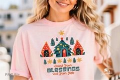 Blessed Christmas PNG Sublimation Bundle Product Image 4