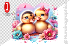 Cute Duck Clipart - PNG File Product Image 2