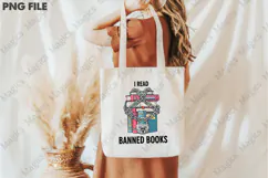 Banned Books PNG, Feminist Book Art PNG Product Image 3