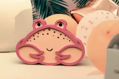 3D Cute Crab Layered Design | Kids Room Decoration Template Product Image 2