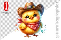 Cute Hen Clipart - PNG File Product Image 1