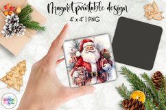 Magnet Sublimation | Watercolour Christmas Magnet Product Image 1