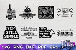 Sarcastic Quotes SVG Bundle | Funny Quotes SVG | T Shirt v.1 Product Image 7