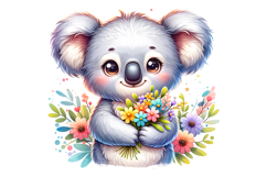 Cute Koala Clipart - PNG File Product Image 2