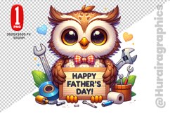 Cute Owl Clipart - PNG File Product Image 1