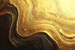 A swirling gold and black patterns in a modern Design Product Image 1