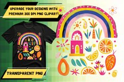 Rainbow Bliss Printable Sublimation Designs Product Image 1